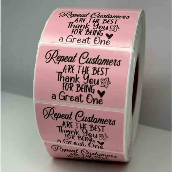 100pcs Repeat CustomersAppreciation Decorative Stickers new - Picture 13 of 13